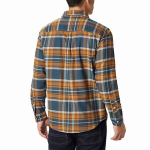 Columbia Camisas Casuales Boulder Ridge™ Flannel Hombre Grises/Marrom (754HCKDLR)